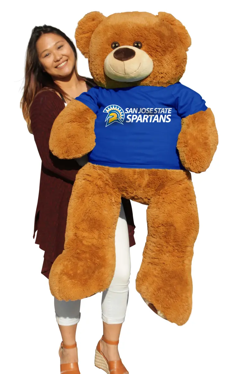San Jose State University 6-Foot Spartans Mascot Bear Plush 1