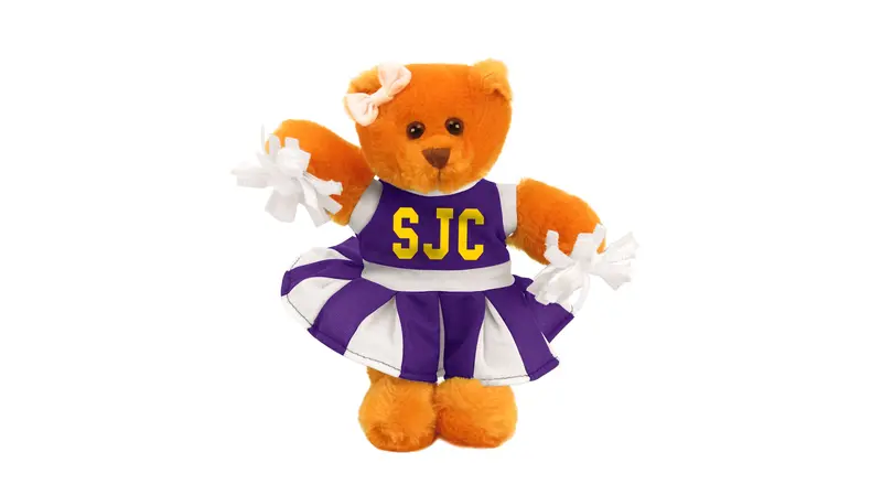 San Juan College 8-Inch Official Cheer Bear Toy 1