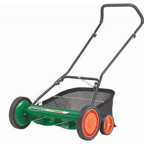 Scotts 20-Inch Manual Reel Push Lawn Mower – Eco-Friendly, Quiet Cutting 1