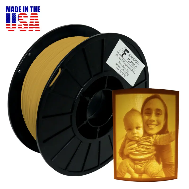 Sepia Lithophane Pla Filament – Upgraded Formula For Rich Tonal Depth 1