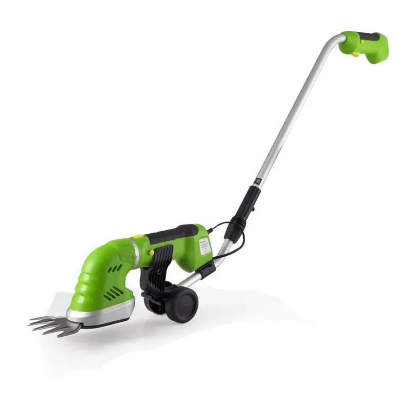 Serenelife Slpht10 7.2V Cordless Handheld Hedge Trimmer — Telescoping Roller Handle & Interchangeable Blades 1