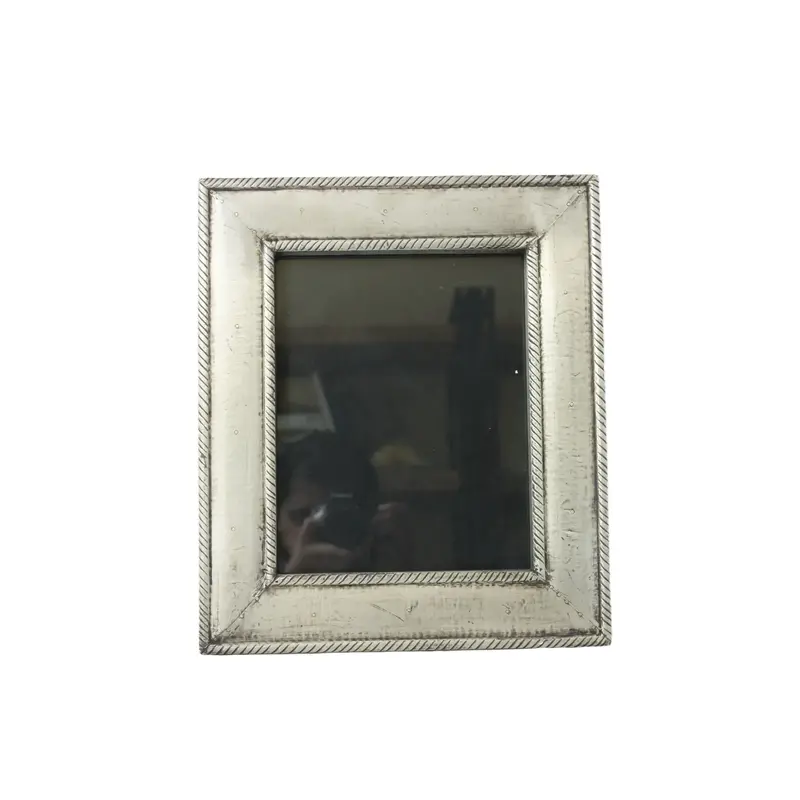 Silver-Metal Clad Wood Picture Frame 1