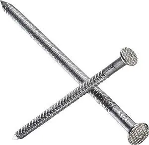 Simpson Strong-Tie Annular-Ring Shank Nail – 2" Length, 11-Gauge, Full Round Smooth Head 1
