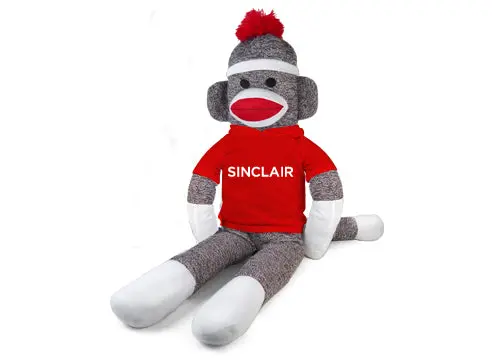 Sinclair Community College 40-Inch Sock Monkey 1