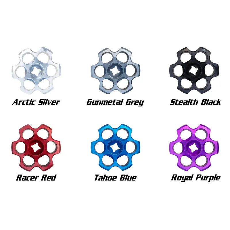 Six Shooter Aluminum Knobs For Tank Valves 1