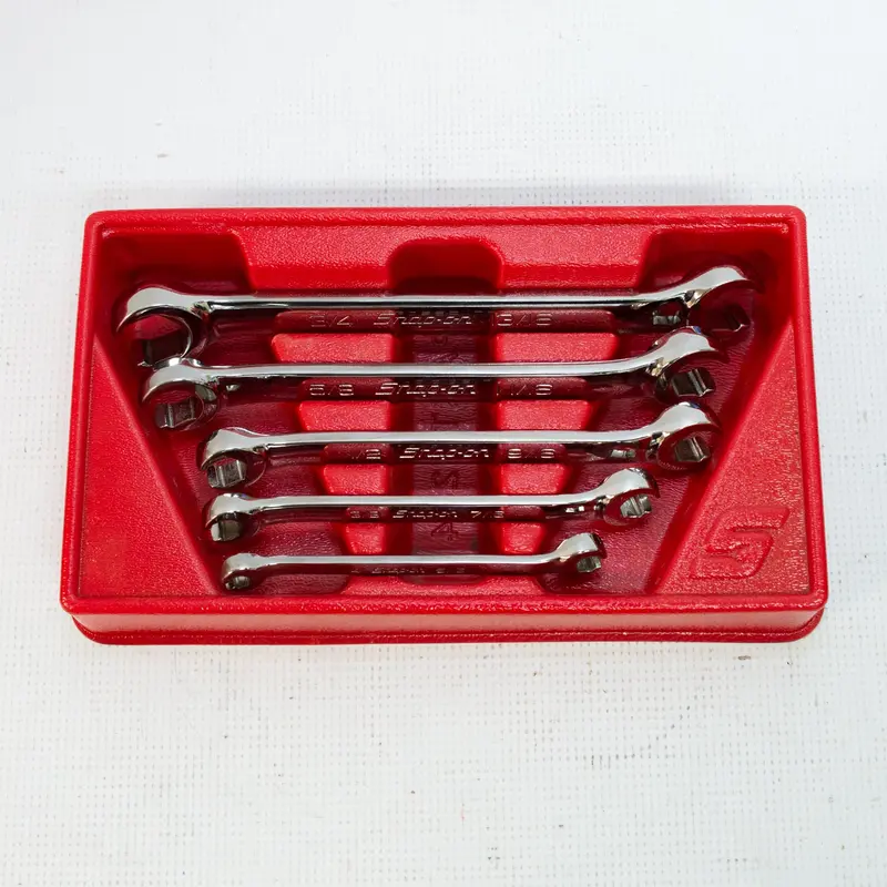 Snap-On 5-Piece Sae Flank Drive Wrench Set (Pakld126) 1