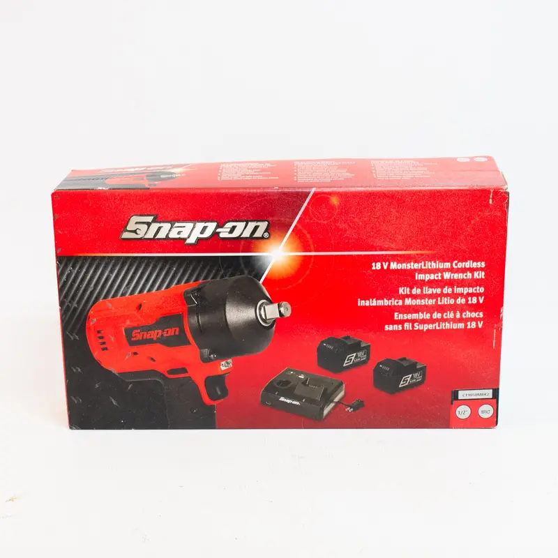 Snap-On Ctc131A 18V Monsterlithium Cordless 1/2" Impact Wrench Kit 1