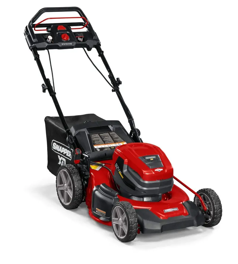 Snapper Xd 82V Max Stepsense Cordless Lawn Mower Kit – 21-Inch, Includes Two 2.0Ah Batteries & Rapid Charger 1