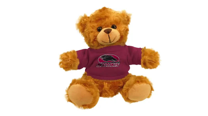 Southern Illinois University Salukis Bear Mascot Toy 1