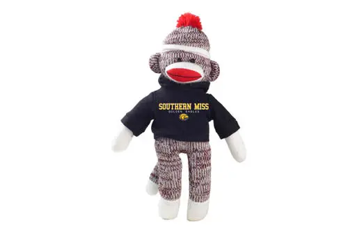 Southern Miss Sock Monkey University Of Southern Mississippi Mascot 1