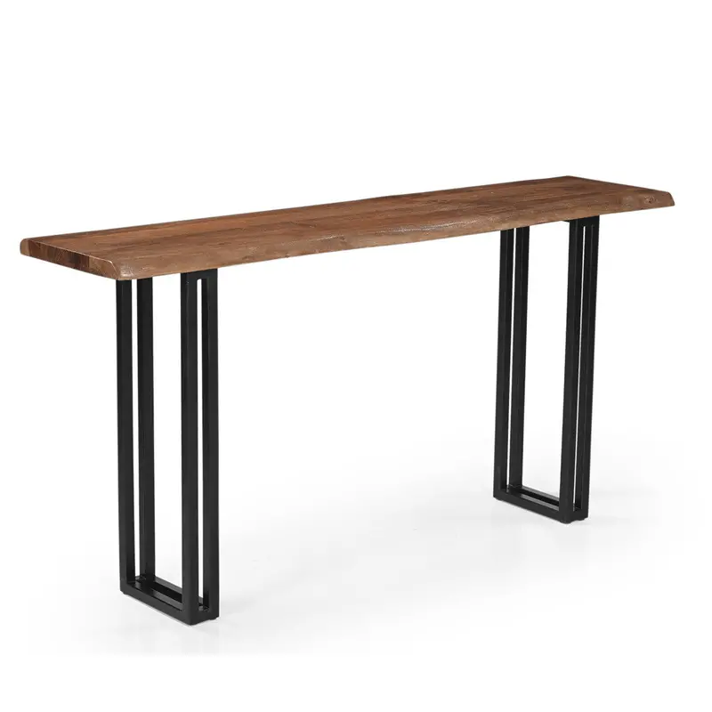 Sparrow Brown Solid Wood Console Table – Narrow Entryway Or Hall Table 1