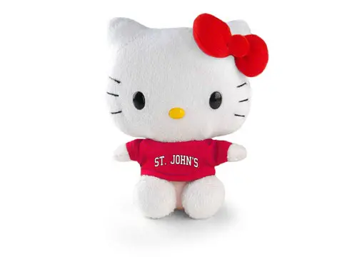 St. John'S University Red Storm Hello Kitty Doll – 6-Inch Nyc-Themed Plush 1