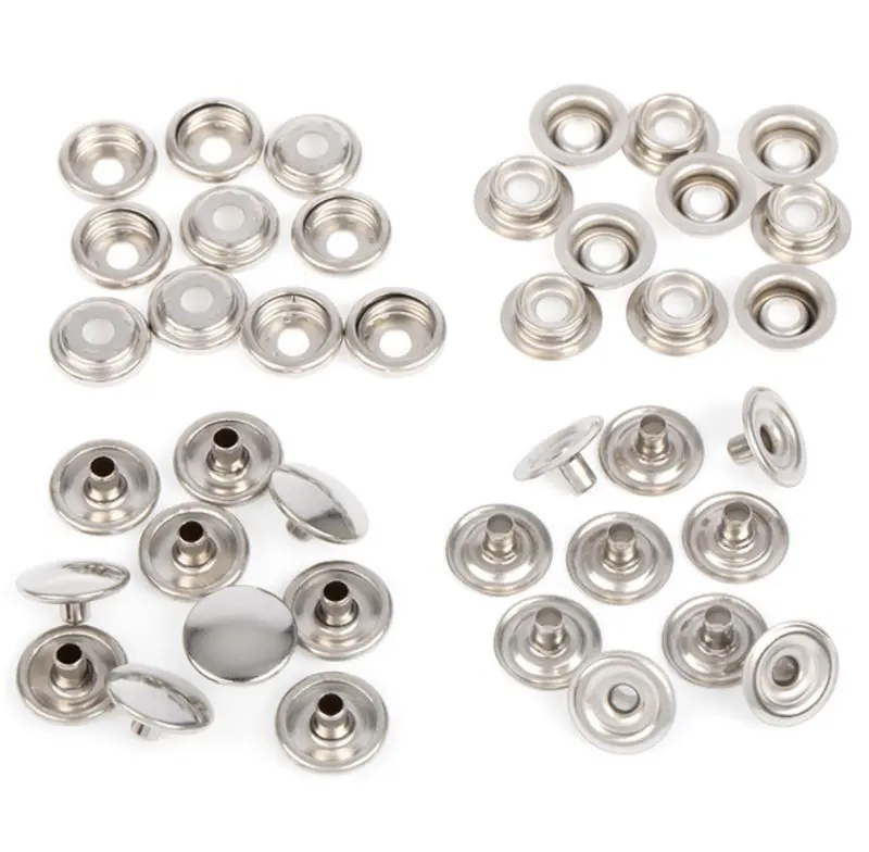 Stainless Steel Snap Fastener Set – Heavy-Duty Closure System 1