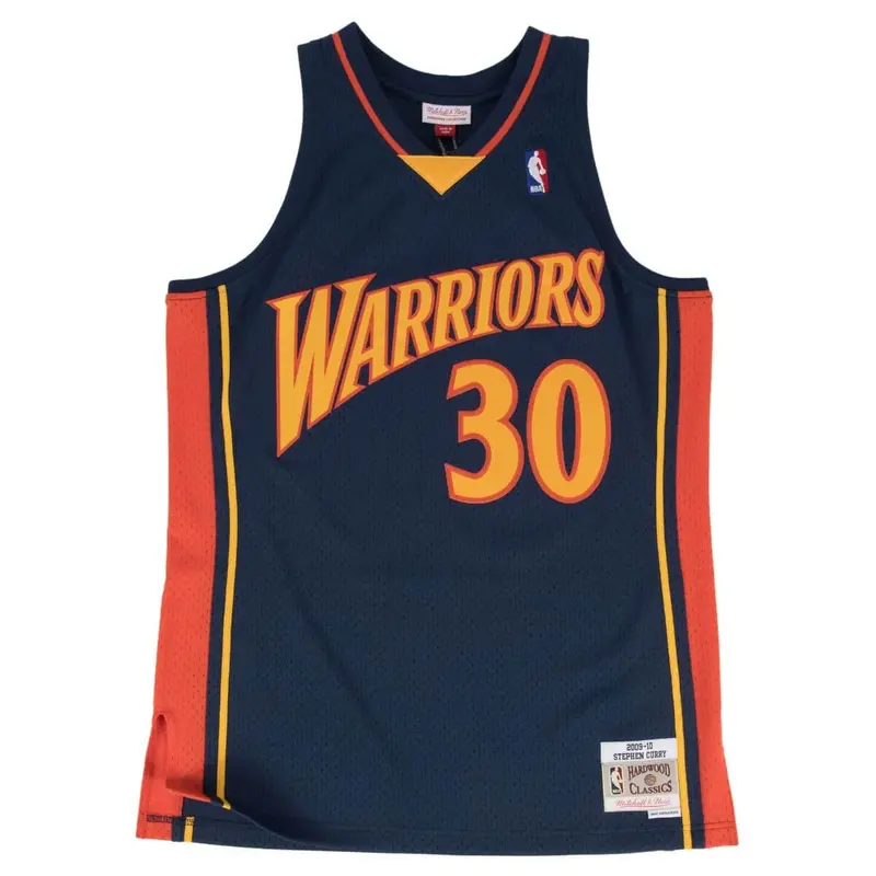 Stephen Curry Golden State Warriors Navy Swingman Jersey – Mitchell & Ness Hardwood Classics 1