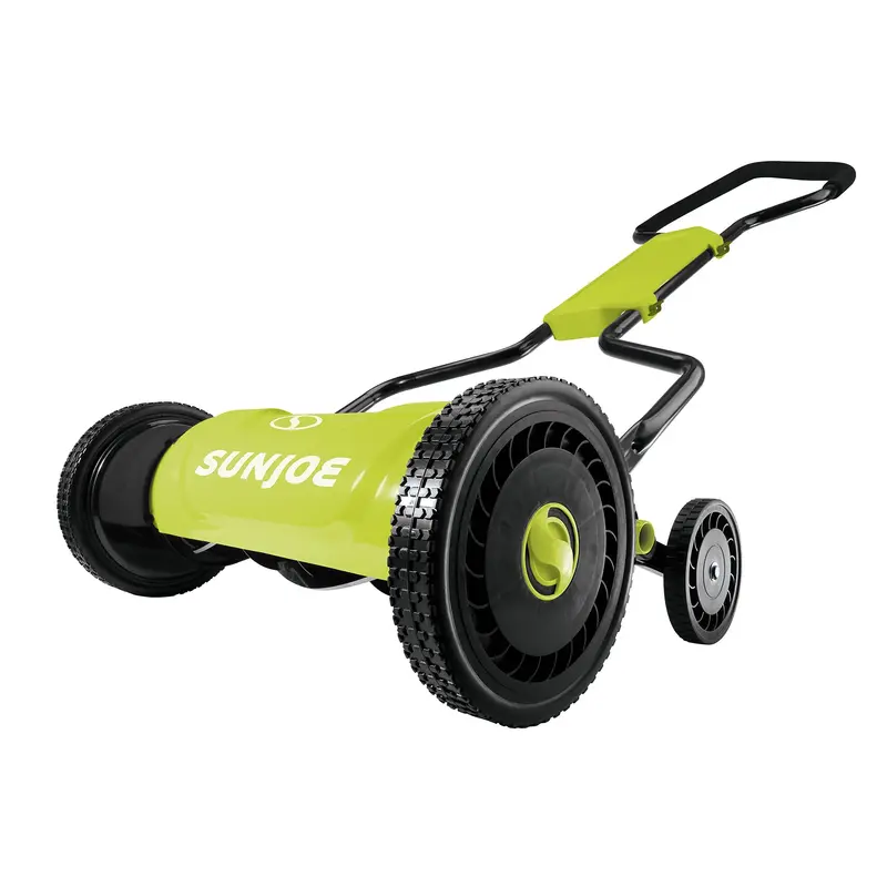 Sun Joe Mj1800M 18-Inch Quad-Wheel Manual Lawn Mower – 5 Adjustable Cutting Heights 1