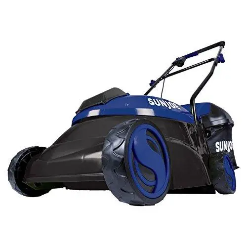 Sun Joe Mj401C-Xr-Sjb 14-Inch 28V Brushless Cordless Lawn Mower – 5Ah Battery, Dark Blue 1