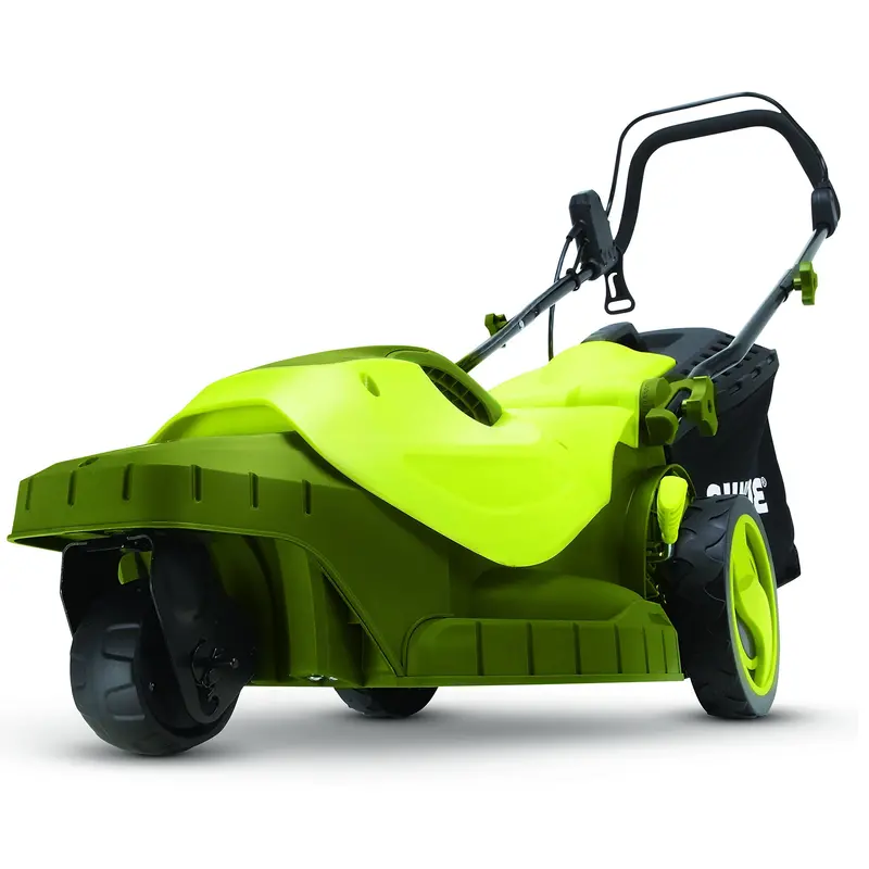 Sun Joe Mj404E-360 16-Inch 12-Amp Electric Mower – 360° Pivot Turn Capability, Green Finish 1