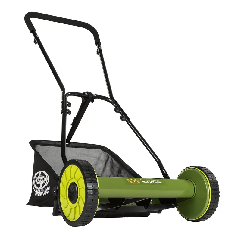 Sun Joe Mj500M 16-Inch Manual Reel Mower With Integrated Grass Catcher 1