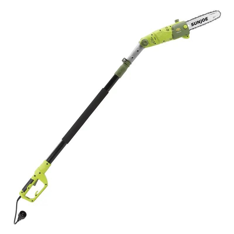 Sun Joe Swj803E 10-Inch 8-Amp Electric Pole Chain Saw — Multi-Angle, Green Housing 1