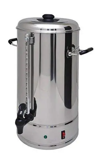 Sybo Stainless Steel Commercial Coffee Urn – 15-Liter (100-Cup) Hot Water & Brew System 1