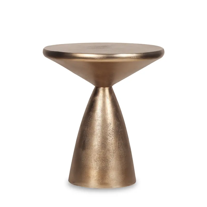 Tawny Wooden End Table With Modern Profile 1