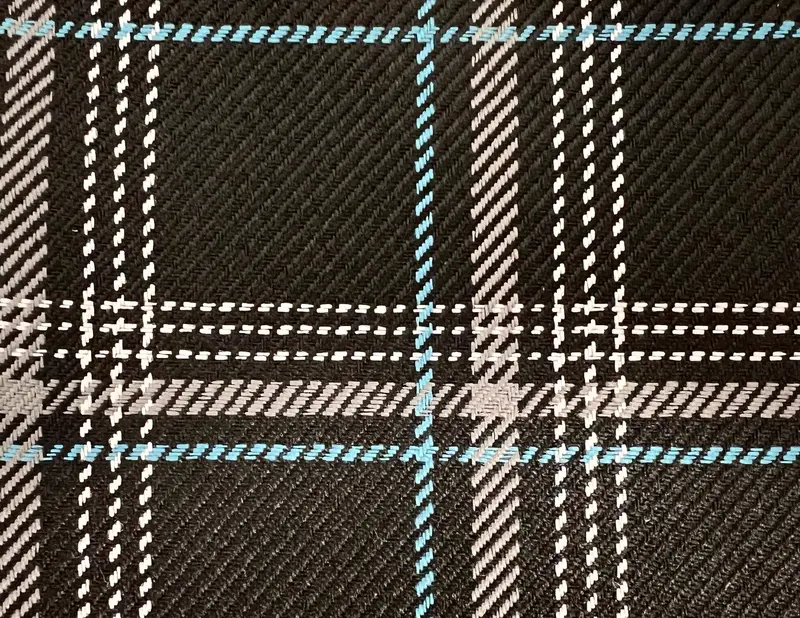 Teal Plaid Decorative Fabric – 54-Inch Width, Sold By The Yard 1