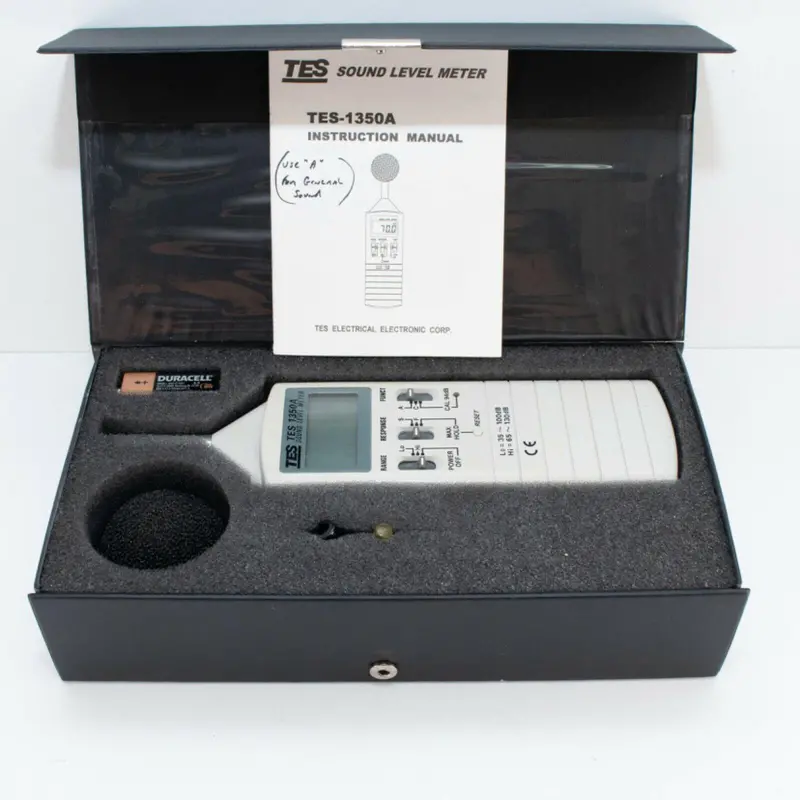 Tes 1350A Digital Sound Level Meter – Precision Noise Measurement Tool 1