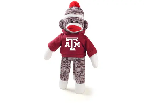 Texas A&M Aggies Sock Monkey Toy 1