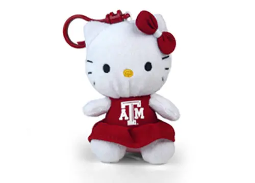 Texas A&M University Hello Kitty Keychain – 4-Inch Aggie Traditions Keepsake 1