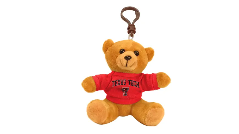 Texas Tech Red Raiders Bear Keychain – 4" Licensed Campus Gear 1