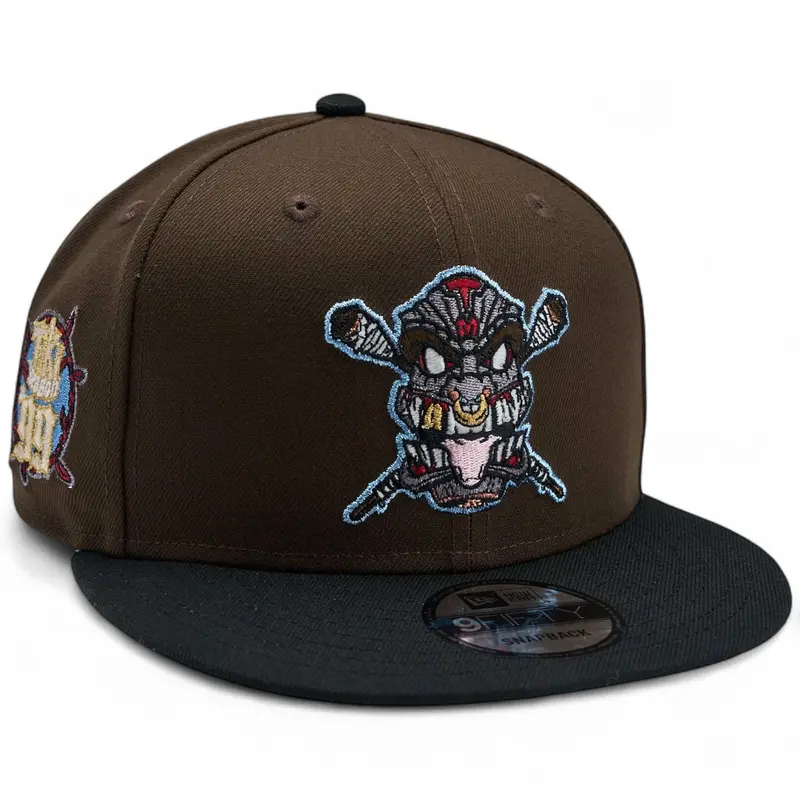 Tikiman Walnut-And-Black Snapback – New Era 9Fifty 1