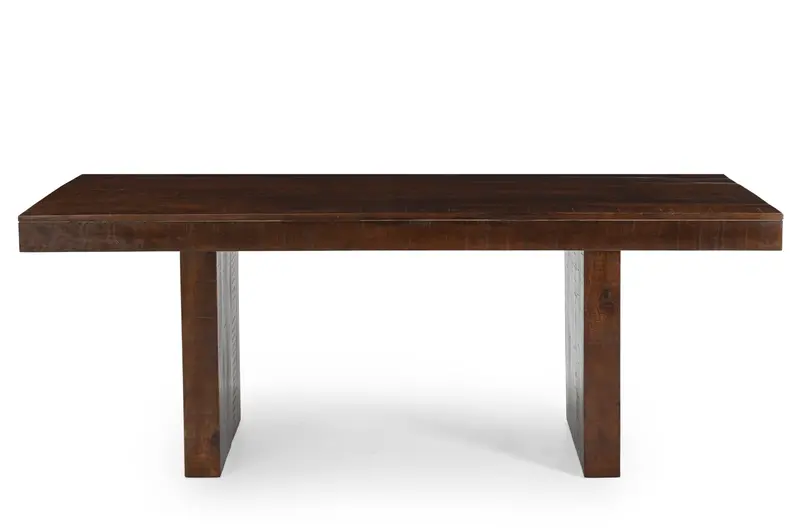Timbergirl Dark Mango Wood Extendable Dining Table – 80 Inches 1
