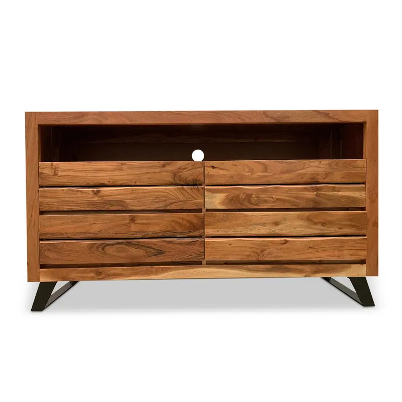 Timbergirl Live Edge Acacia Wood Tv Stand 1