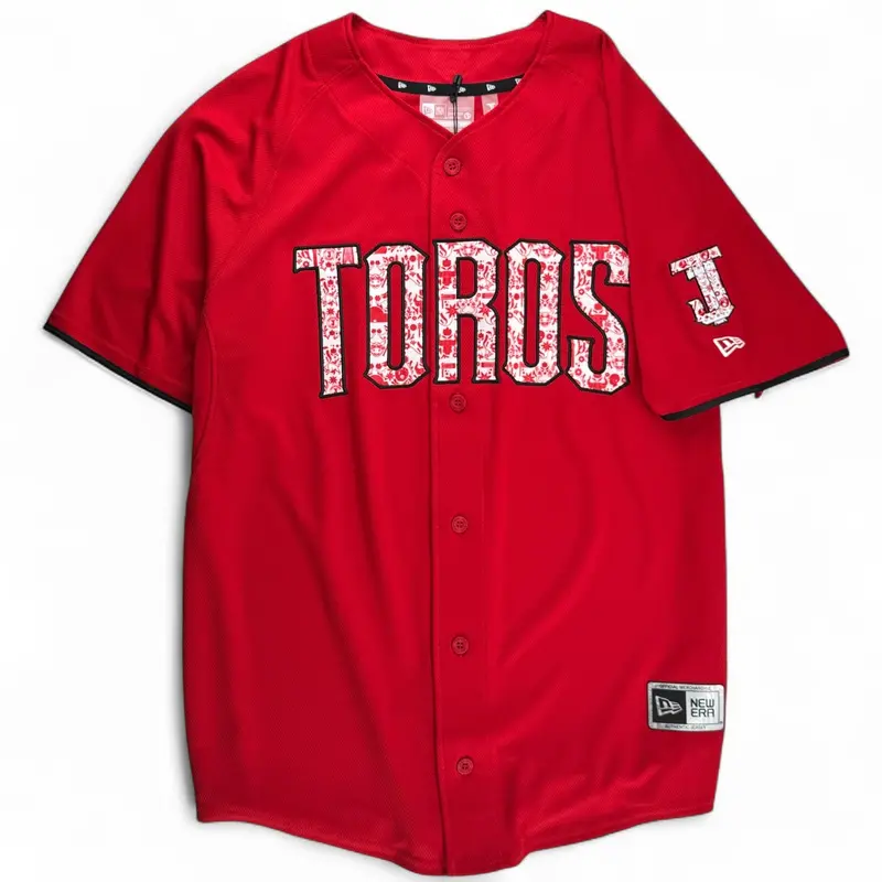 Toros De Tijuana Alternate 2 Baseball Jersey – Red 1
