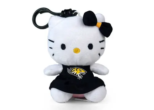 Towson University Hello Kitty Keychain – 4" Official School Keepsake 1