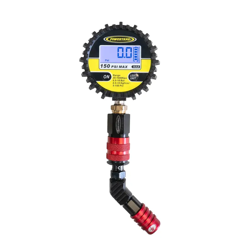 Tpg Red 150D – 150 Psi Backlit Digital Modular Tire Pressure Gauge 1