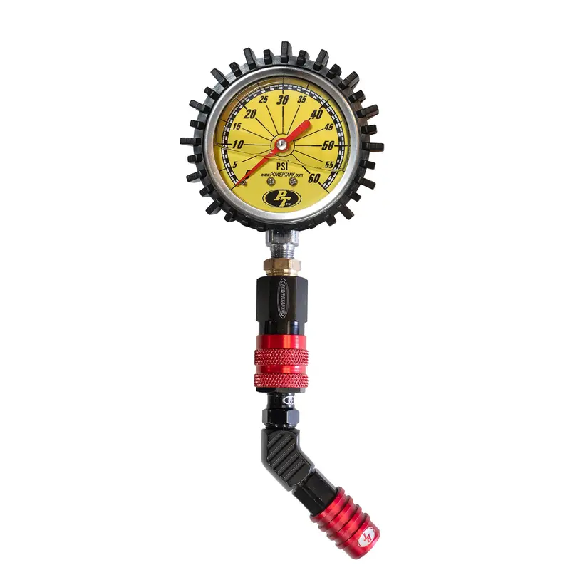 Tpg Red 60A – 60 Psi Liquid-Analog Modular Tire Pressure Gauge 1