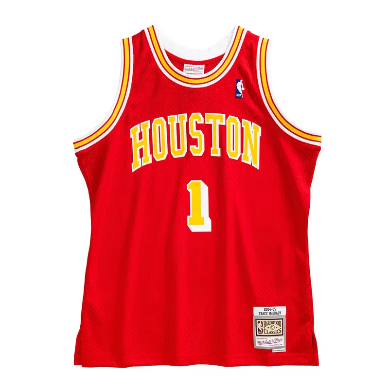Tracy Mcgrady Houston Rockets Red Swingman Jersey – Mitchell & Ness Hardwood Classics 1