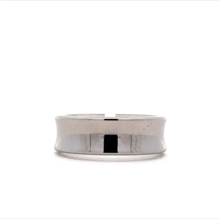 Tungsten Carbide Italy-Made Men'S Ring – Precision Crafted Band 1