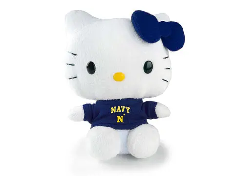 U.S. Naval Academy Hello Kitty Collectible Plush (6") 1