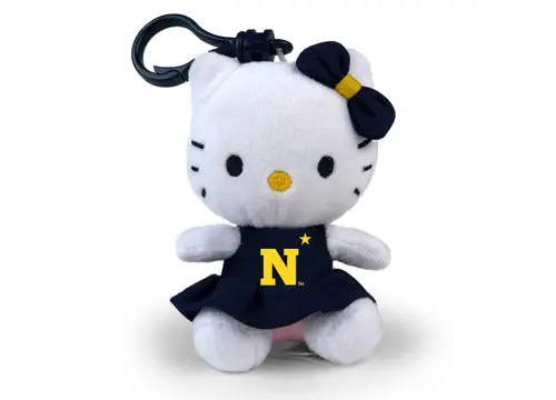 U.S. Naval Academy Hello Kitty Keychain – 4" Nautical-Inspired Keepsake 1