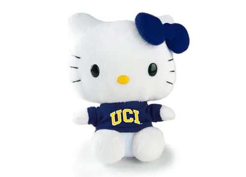 Uc Irvine Hello Kitty Plush Toy – 6-Inch Official College Mascot Gift 1
