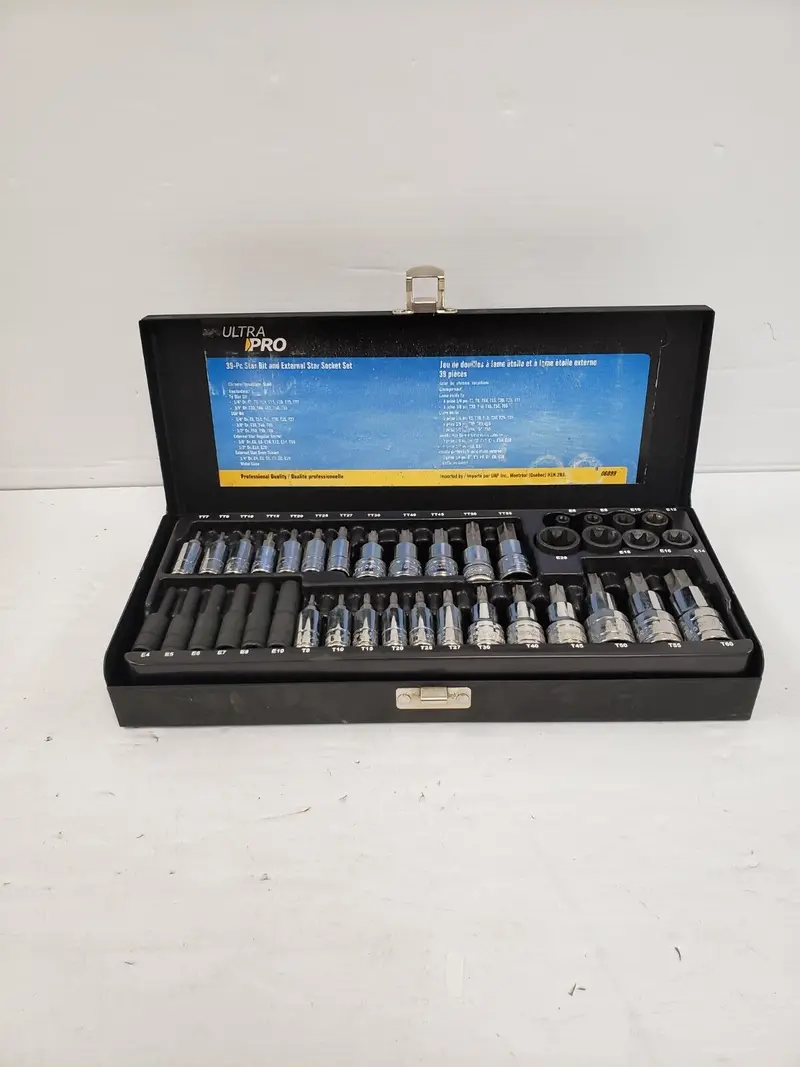 Ultra Pro 06099 22-Piece Socket Set – Chrome Vanadium Metric & Sae Combo Kit 1