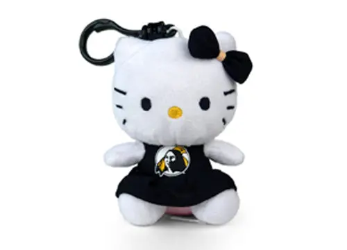 Unc Pembroke Hello Kitty Keychain – 4" Official School Accessory 1