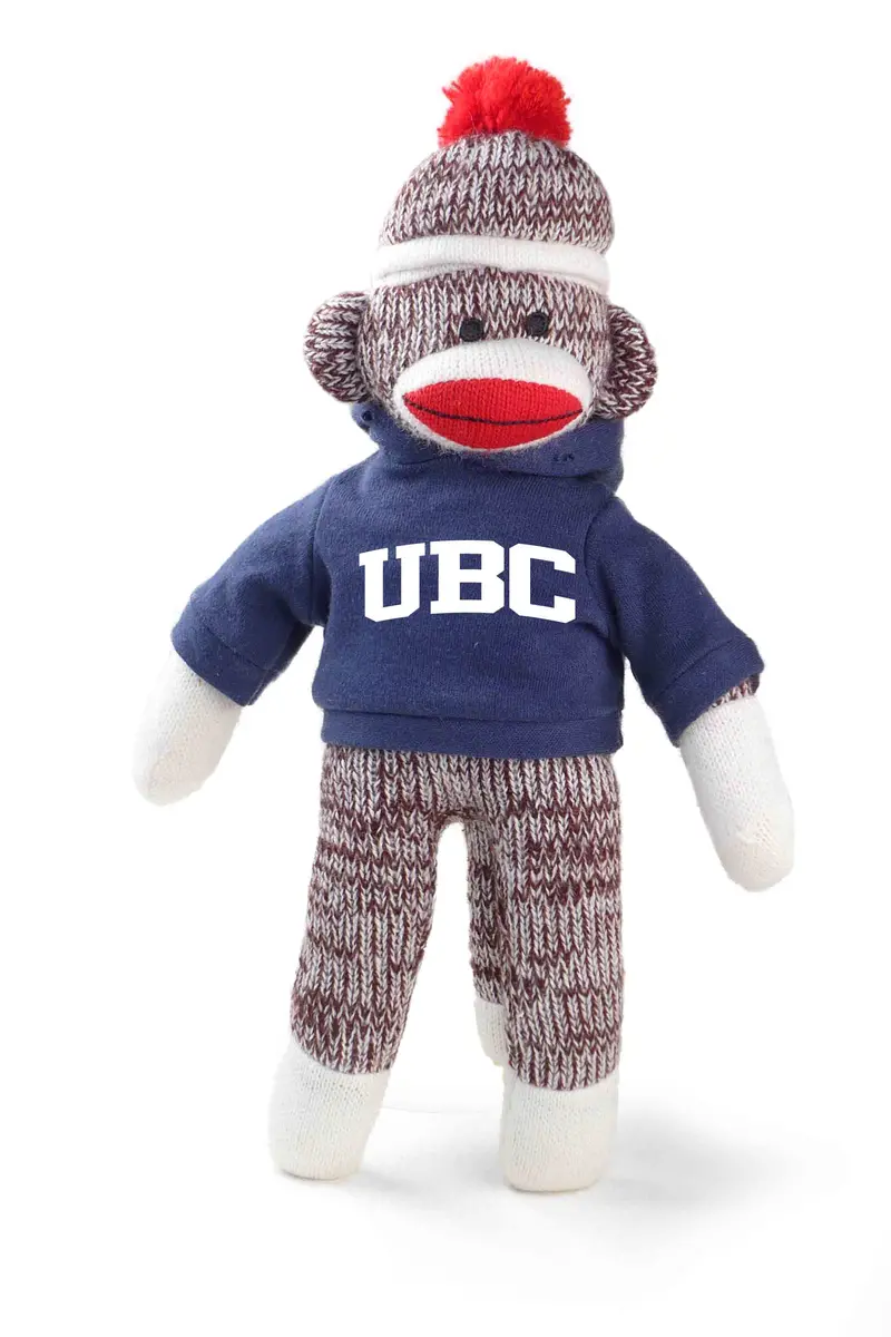 University Of British Columbia Sock Monkey Doll 1
