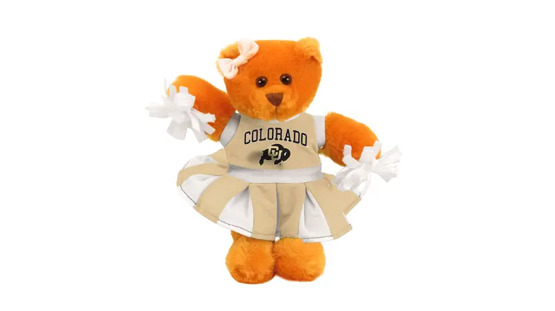 University Of Colorado Cheer Plush Bear – 8 Inches 1