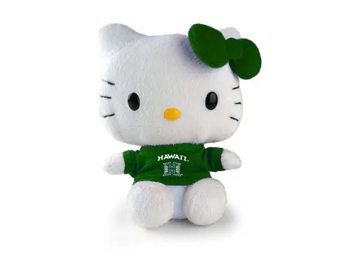 University Of Hawaii At Mānoa Hello Kitty Doll – 6-Inch Rainbow-Rider Plush 1