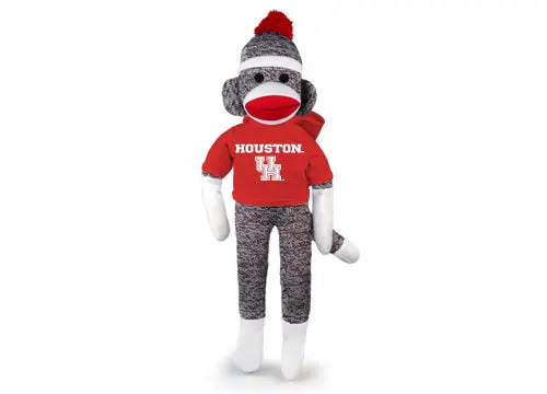 University Of Houston Sock Monkey Plush 1
