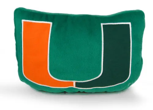 University Of Miami Hurricanes Pillow 1