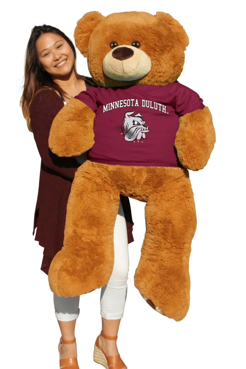 University Of Minnesota Duluth 6-Foot Bulldog-Inspired Giant Bear Plush 1